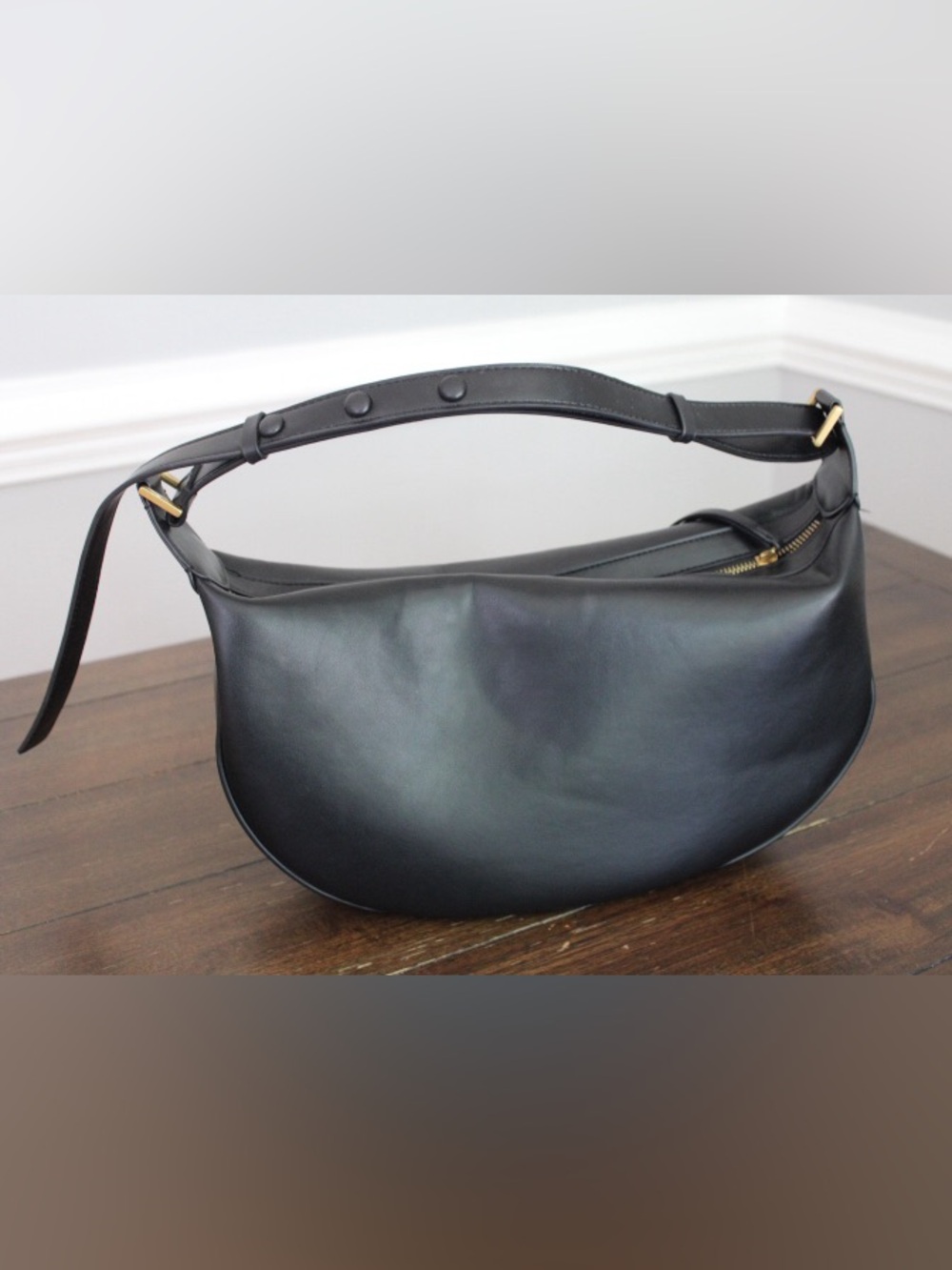 Zara crescent hobo bag